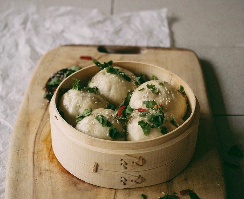 Vegan Mushroom Steamed Buns